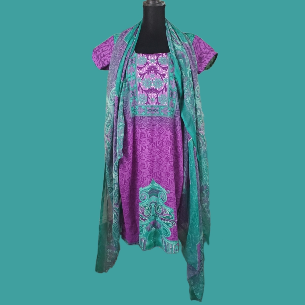 Kurta top with scraf